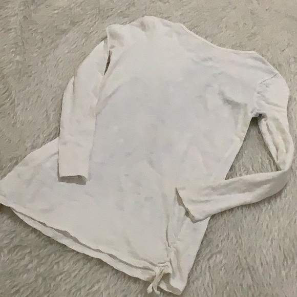 Justice girls blue glittery butterfly long sleeve shirt size 12 - Picture 4 of 4